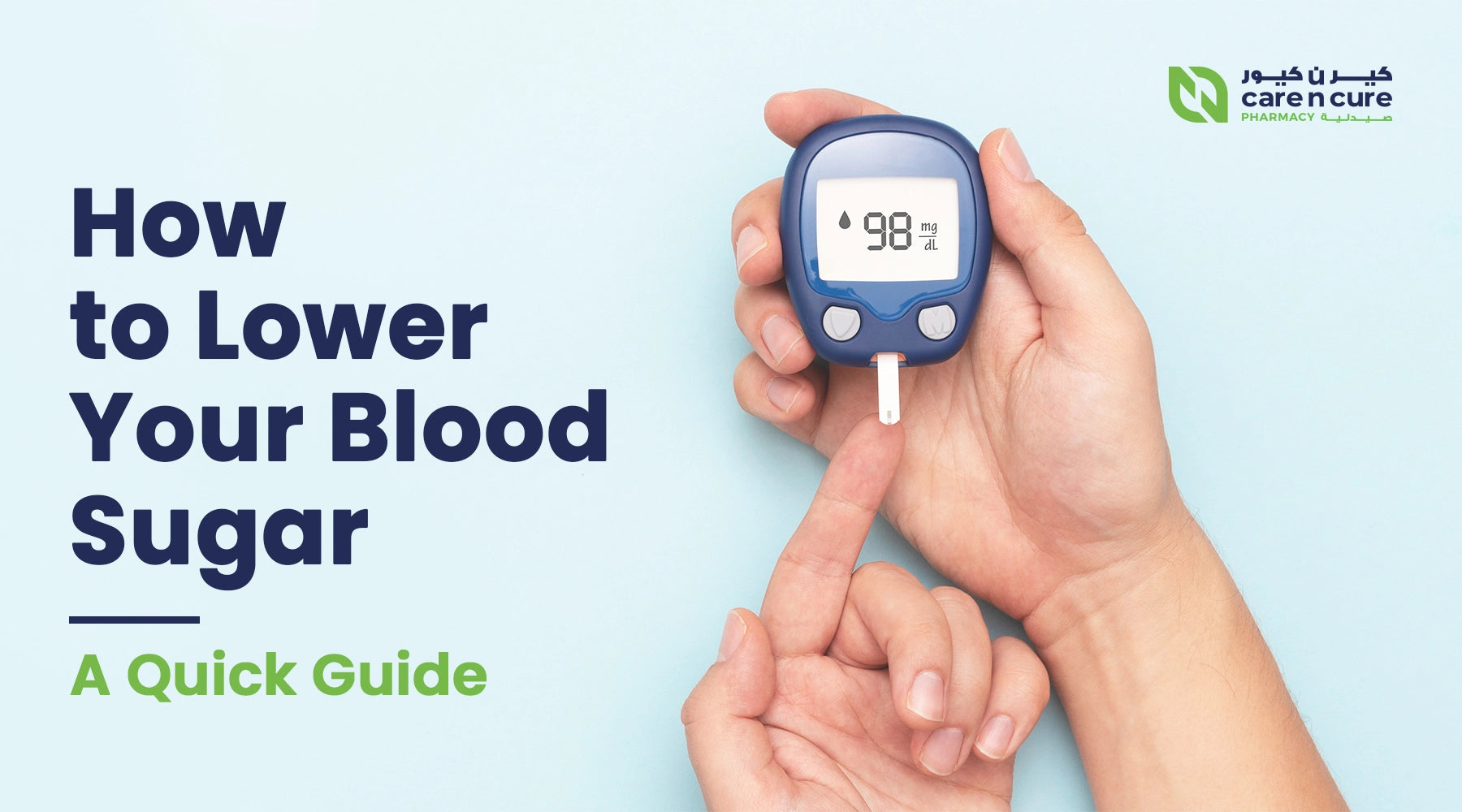 How Do You Lower Your Blood Sugar Level Quickly