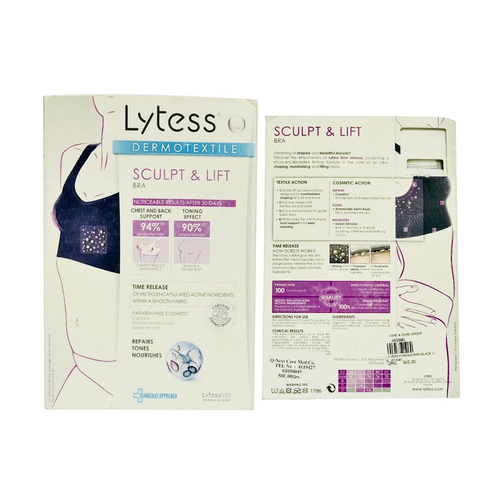 Buy Lytess Firming Bra Black L/XL Online at Best prices in Qatar