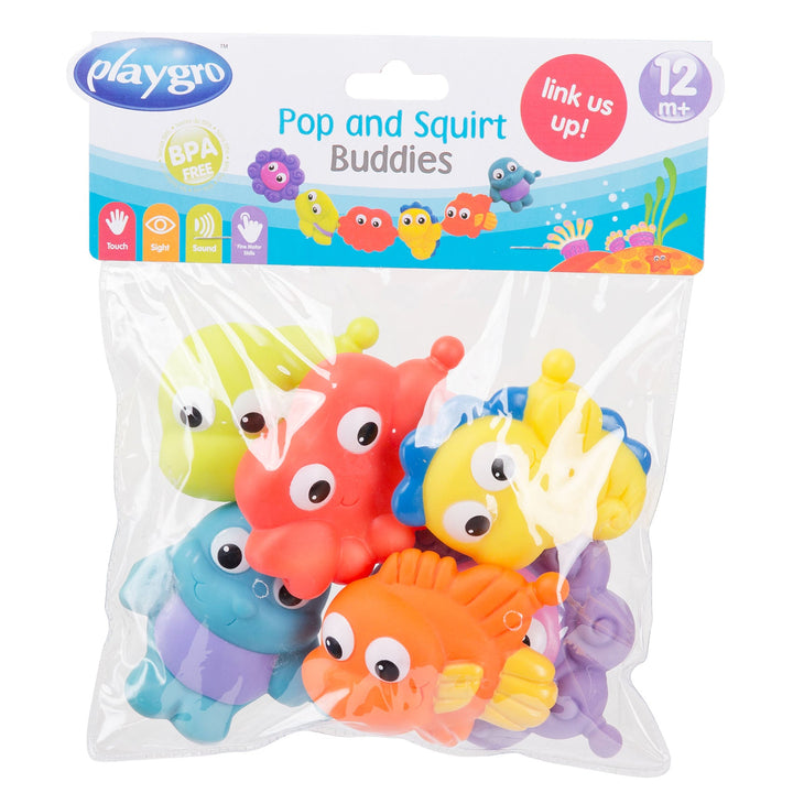 Pop And Squirt Buddies Playgro