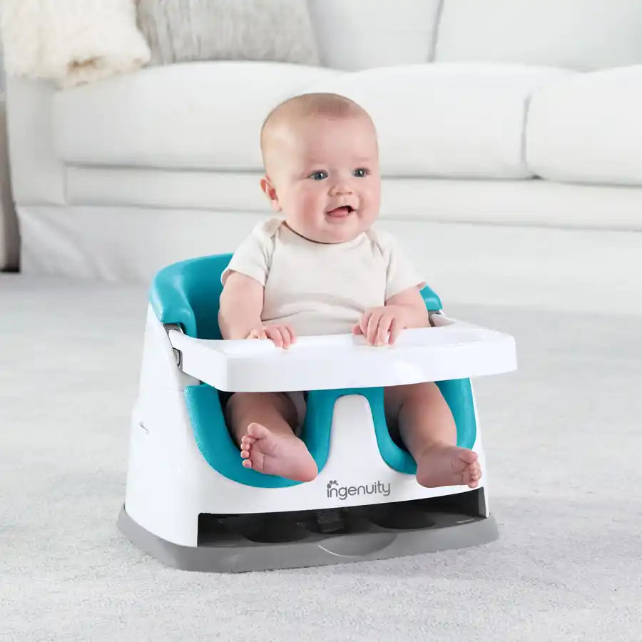 Ingenuity Baby Base 2-in-1 Seat (Peacock Blue)