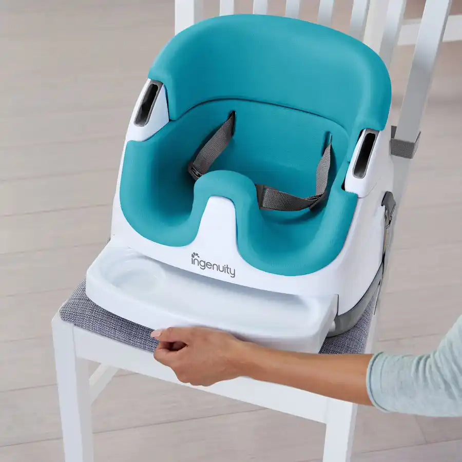 Ingenuity Baby Base 2-in-1 Seat (Peacock Blue)