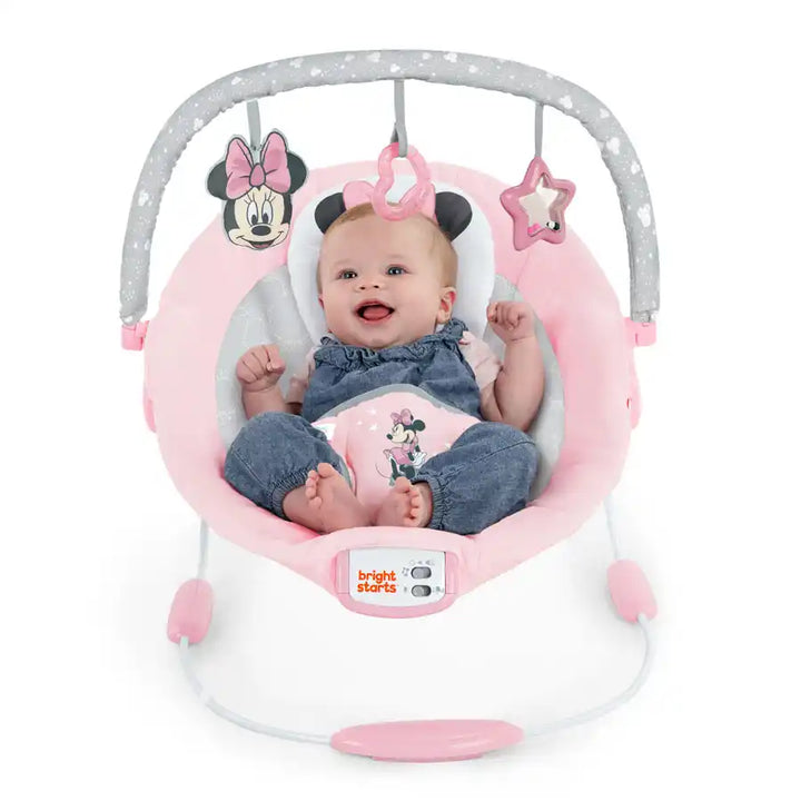 Bright Starts Minnie Mouse Rosy Skies Comfy Bouncer