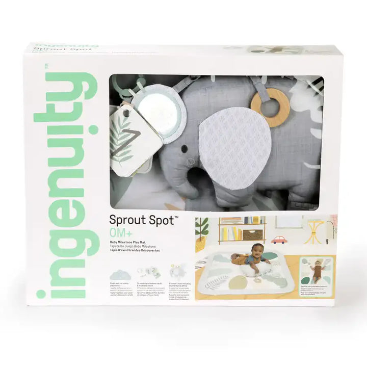 Ingenuity Sprout Spot Baby Milestone Play Mat