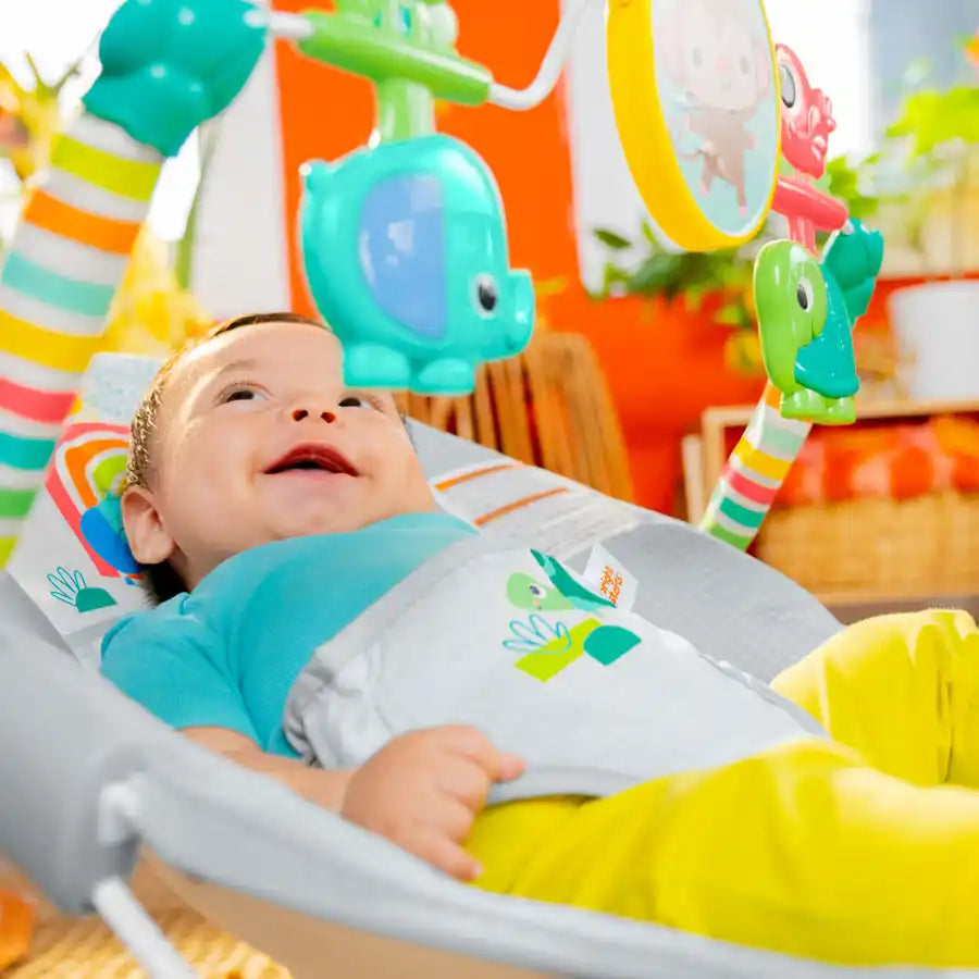 Bright Starts Playful Paradise Vibrating Bouncer