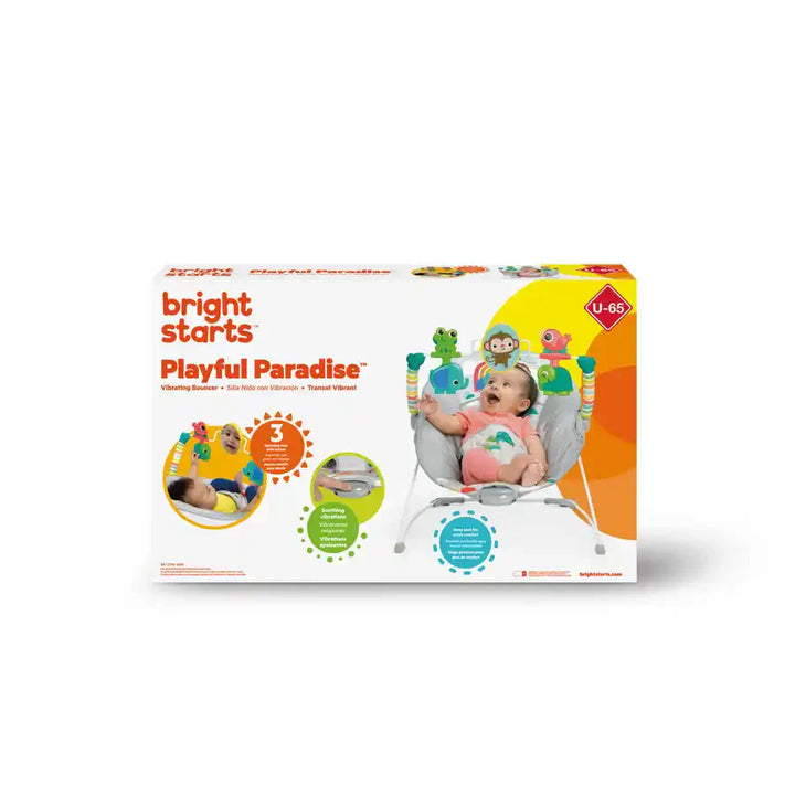 Bright Starts Playful Paradise Vibrating Bouncer