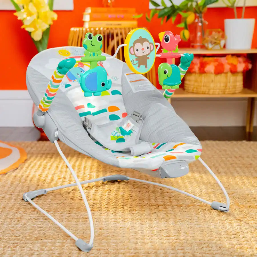 Bright Starts Playful Paradise Vibrating Bouncer