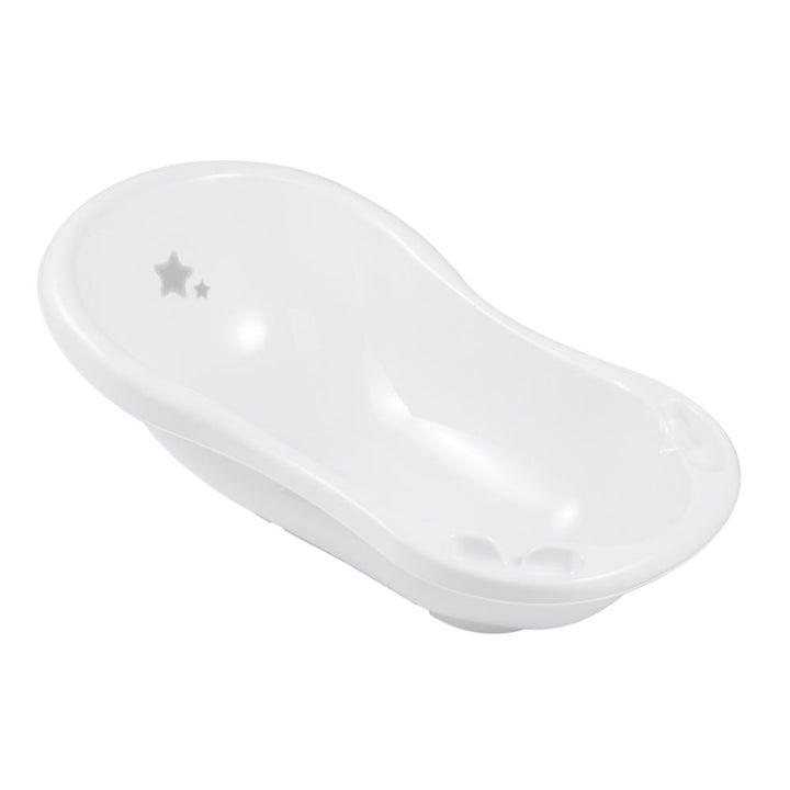 Keeeper -84 Cm Baby Bath - With Plug - Stars (White)