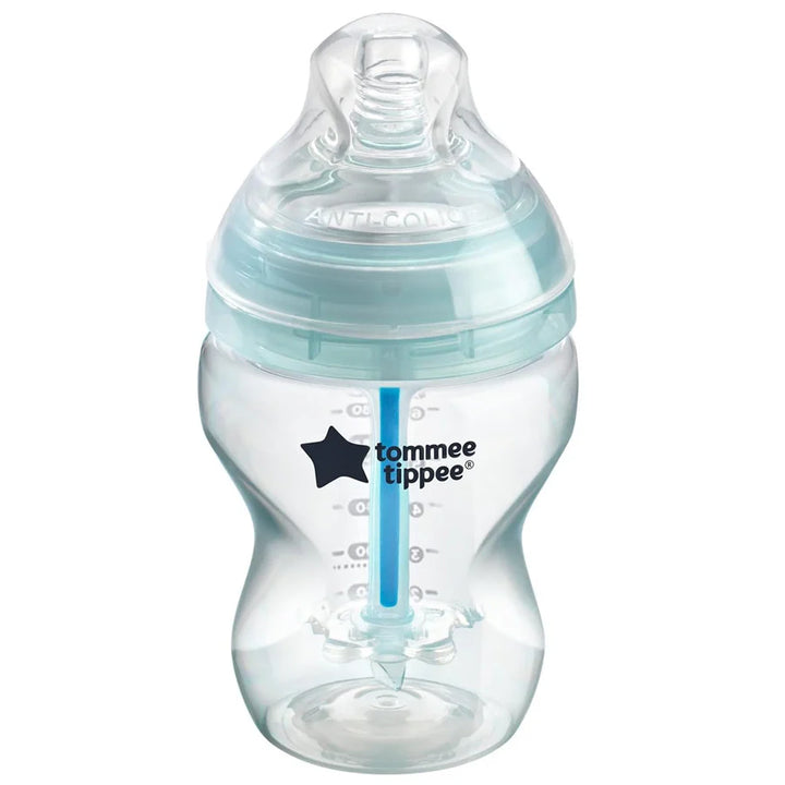 Tommee Tippee Advanced Anti-Colic Feeding Bottle, 260ml x1 (Teal)