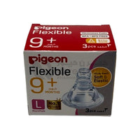 Pigeon Flexible Nipple 9+ Months 3 Pieces