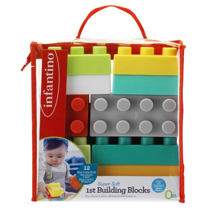 Infantino Super Soft 1st Building Blocks Activity Toy