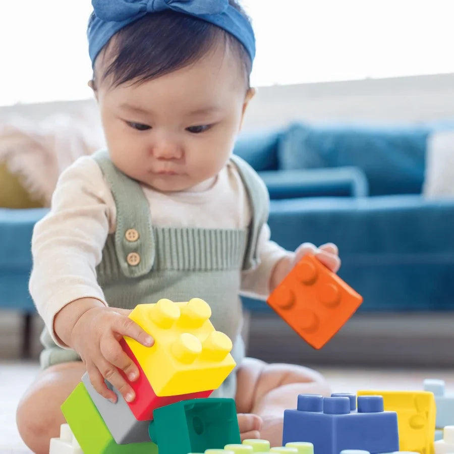 Infantino Super Soft 1st Building Blocks Activity Toy