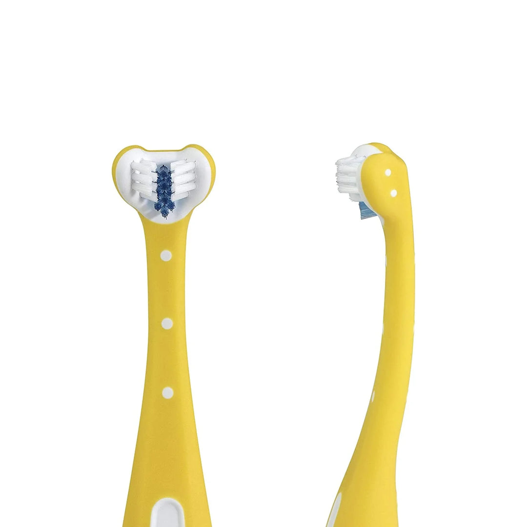 Frida Baby Triple-Angle Toothhugger Training Toothbrush For Toddler (Yellow)