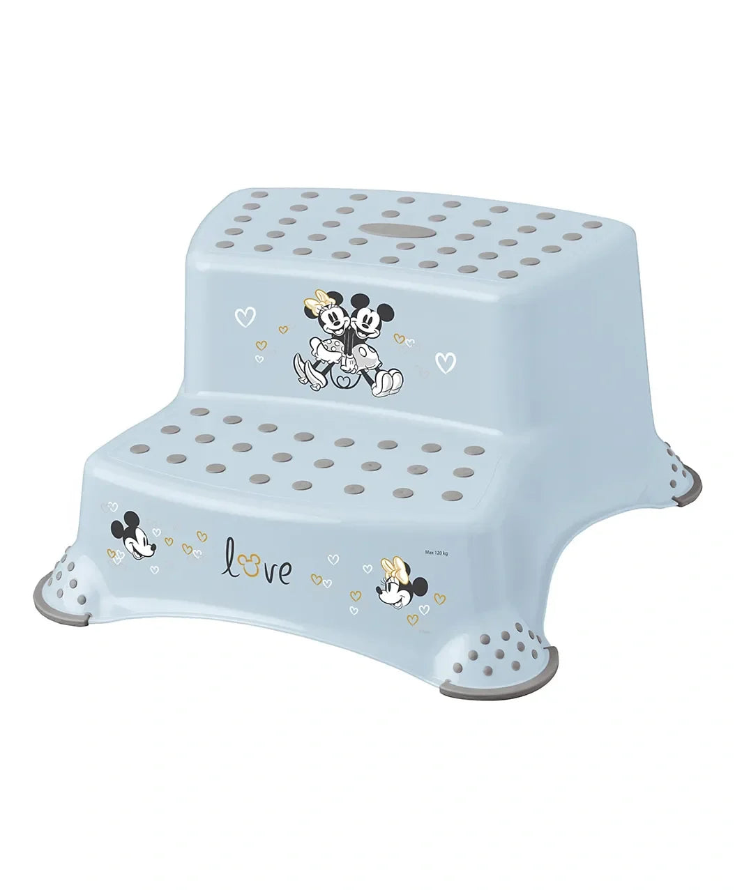 Keeeper Disney-Double Step Stool With Anti-Slip Function - Minnie Mickey Blue