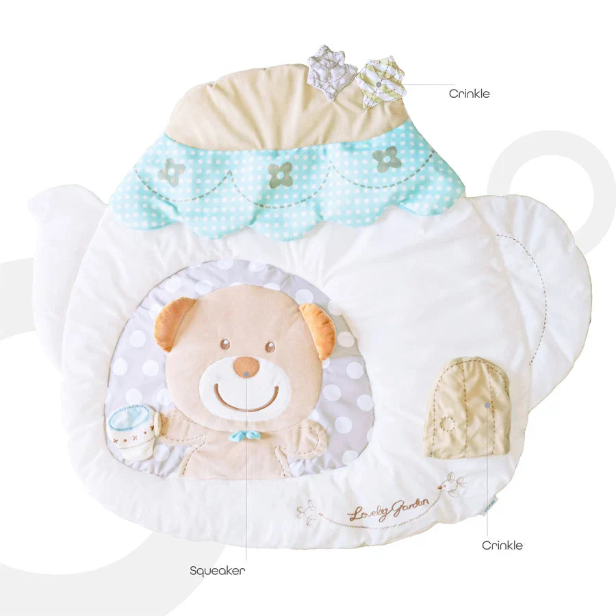 Moon Perky Baby Playmat - Teapot Bear