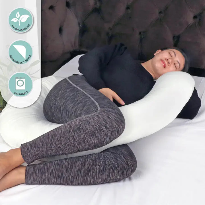 Moon Maternity Pillow-White