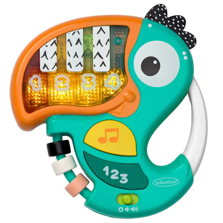 Infantino - Piano & Numbers Learning Toucan (Green)