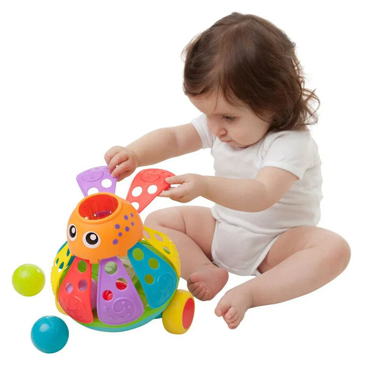 Playgro - Push Along Ball Popping Octopus