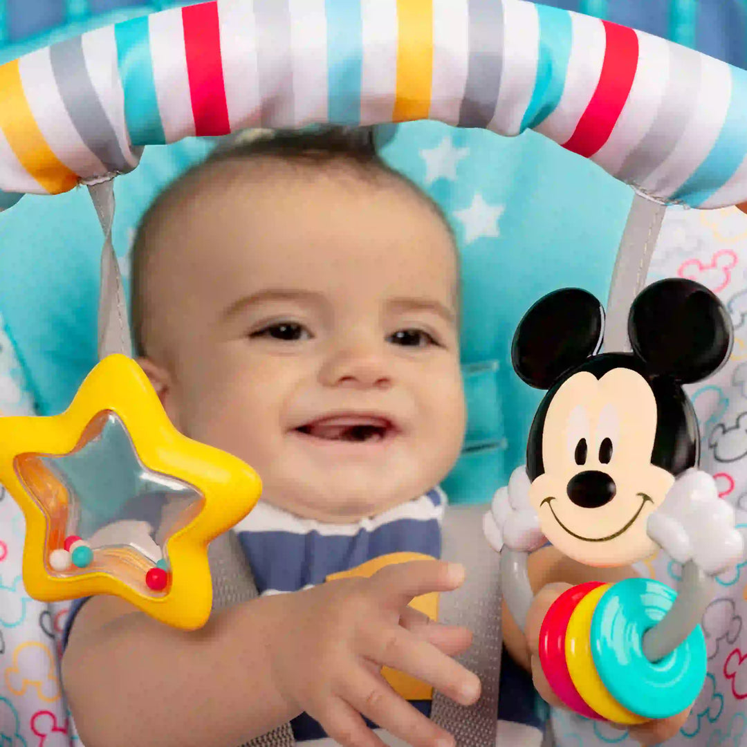 Mickey Happy Triangles Infant to Toddler Rocker