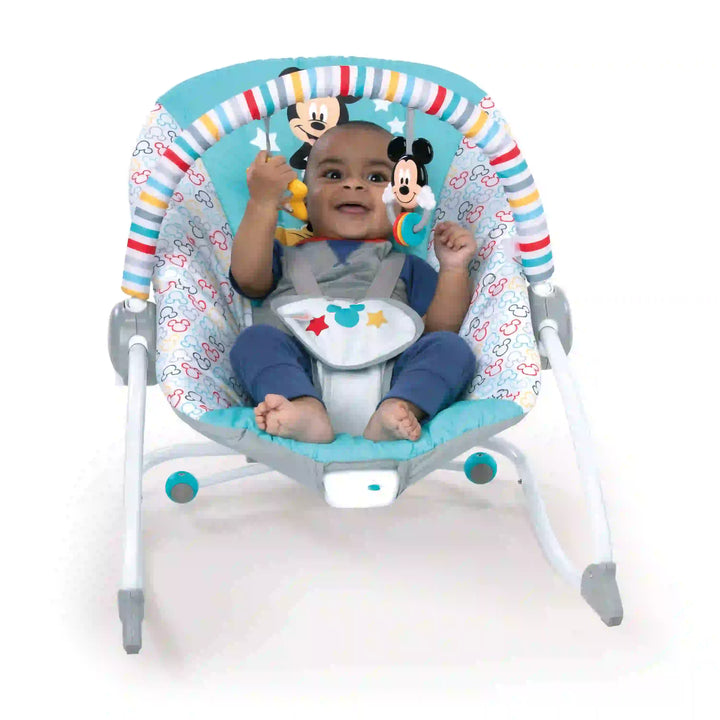 Mickey Happy Triangles Infant to Toddler Rocker