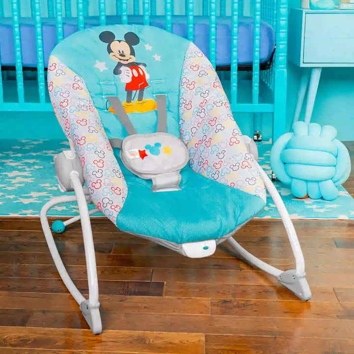 Mickey Happy Triangles Infant to Toddler Rocker