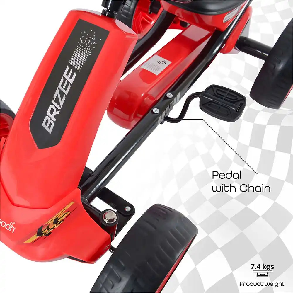 Moon - Brizee Go-Kart Pedal Bike (Red)