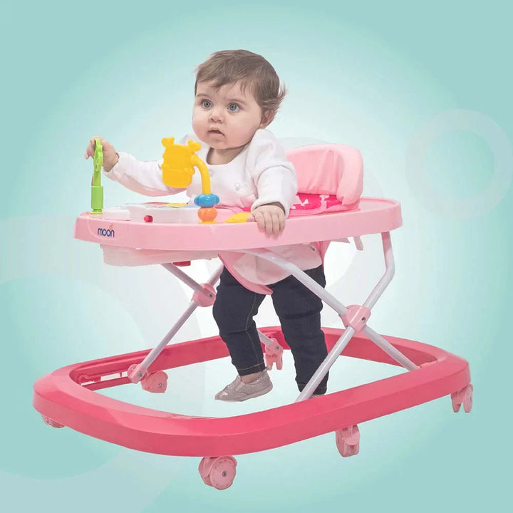 Moon - Drive Baby/Child Walker with Music & Toys (Pink Forest)