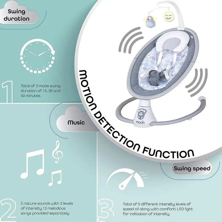 Moon - Musical Baby Swing (Circle)