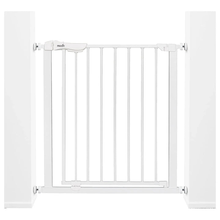 Moon - Safety Metal Gate 74.5-86 cm (White)