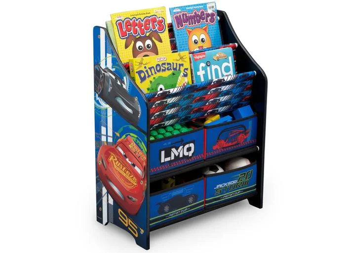 Delta Children - Cars Books And Toys Organizer