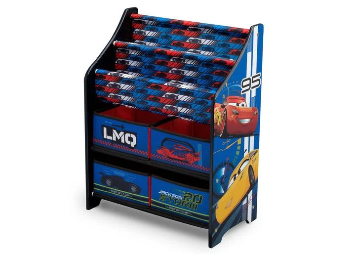 Delta Children - Cars Books And Toys Organizer