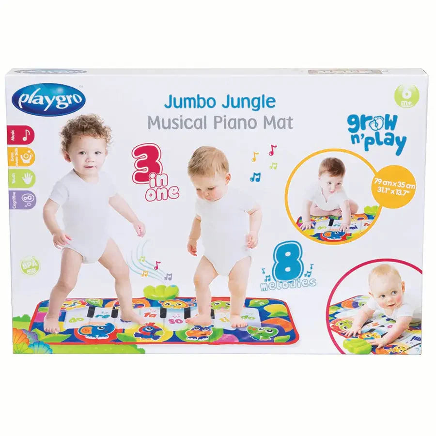 Playgro - Jumbo Jungle Musical Piano Mat