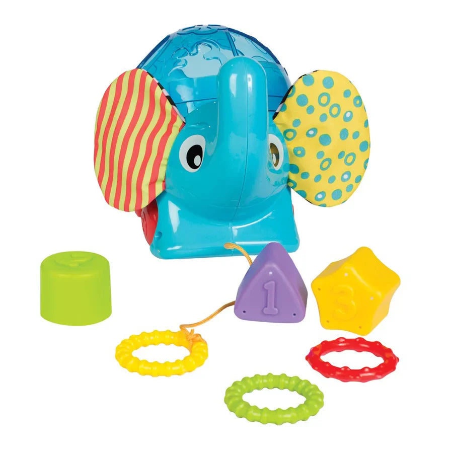 Playgro - Pull Along Elephant 3-In-1 Toy