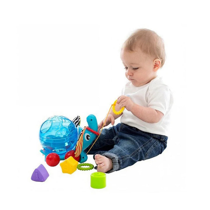 Playgro - Pull Along Elephant 3-In-1 Toy