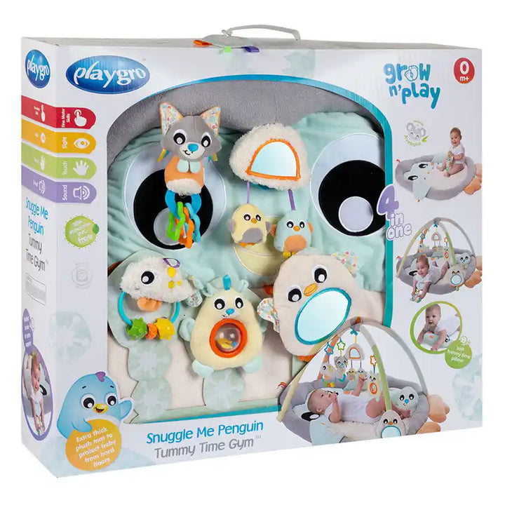 Playgro - Snuggle Me Penguin Tummy Time Gym