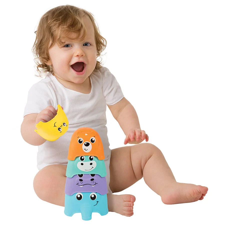 Playgro - Stacks Of Animals Sort And Nest Cups