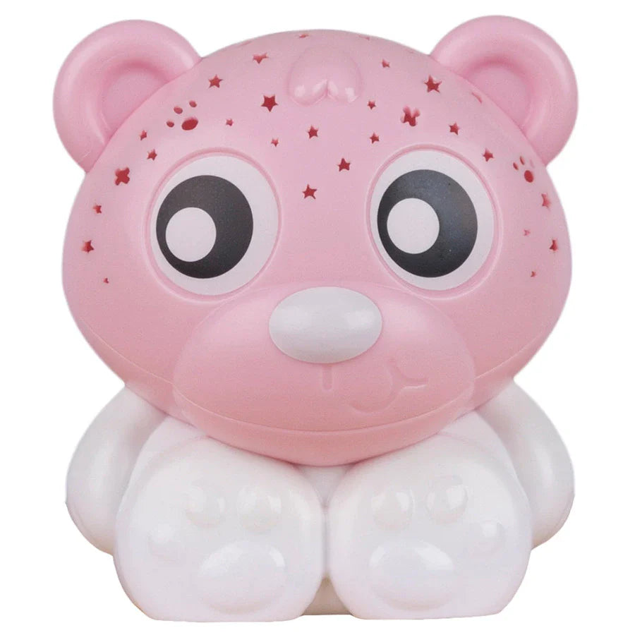 Playgro - Goodnight Bear Night Light And Projector (Pink And White)