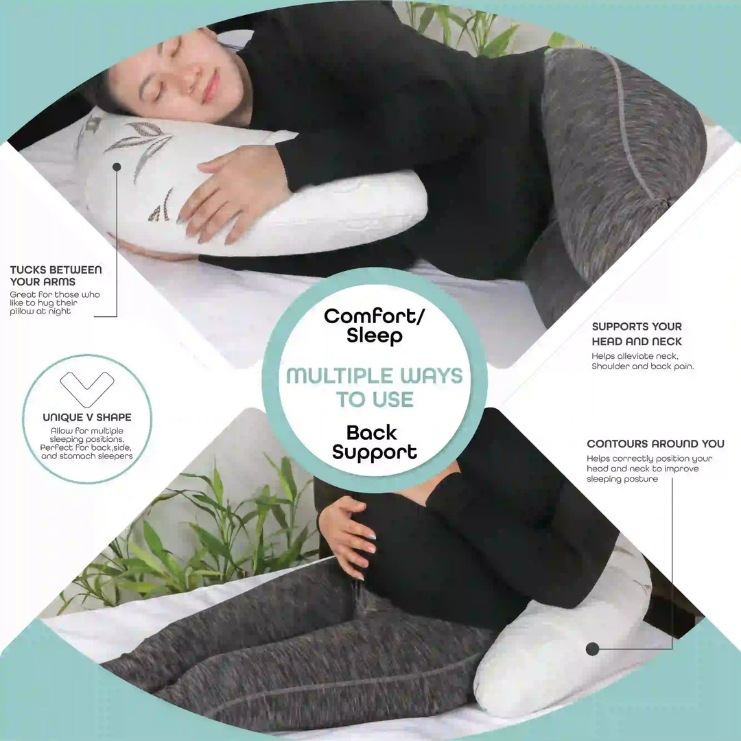 Moon - Heat Regulating Support Pillow With Bamboo Rayon