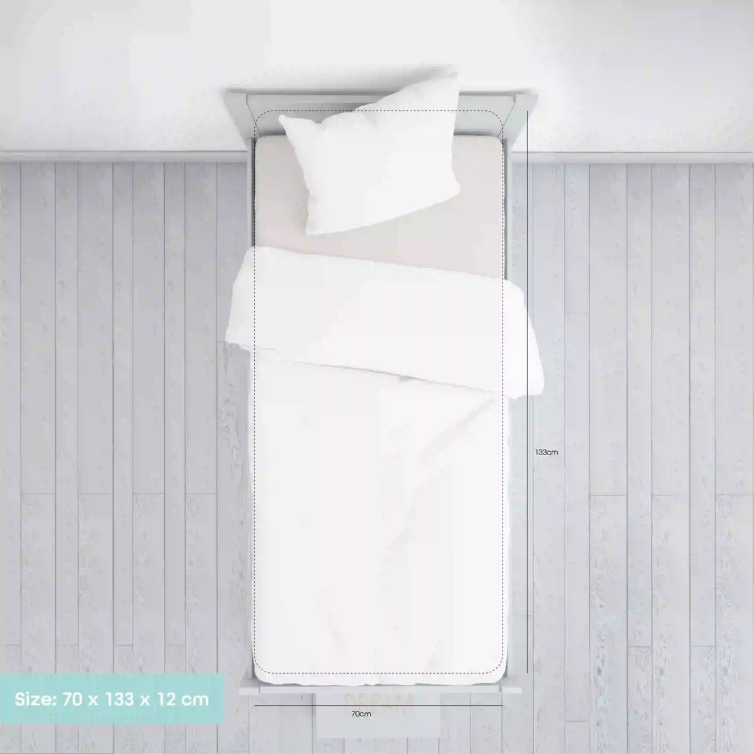 Moon - Waterproof Crib Mattress Protector (70 x 133 x 12 cm)