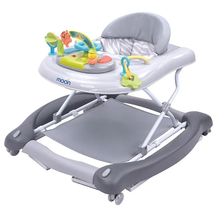 Moon - Crusie 4-in-1 Walker With Music Box (Grey)