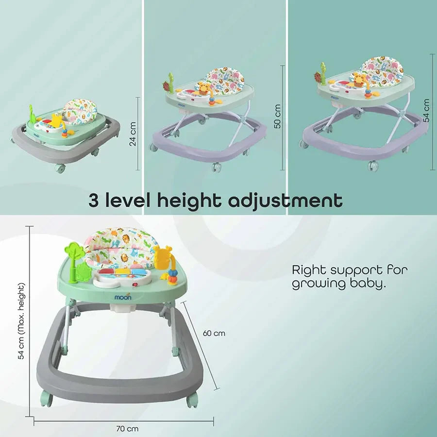 Moon - Drive Baby/Child Walker With music & Toys (Grey Forest)