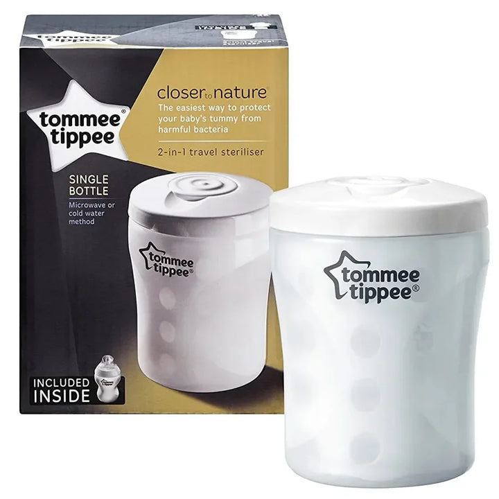 Tommee Tippee Closer to Nature Single Travel Bottle Steriliser