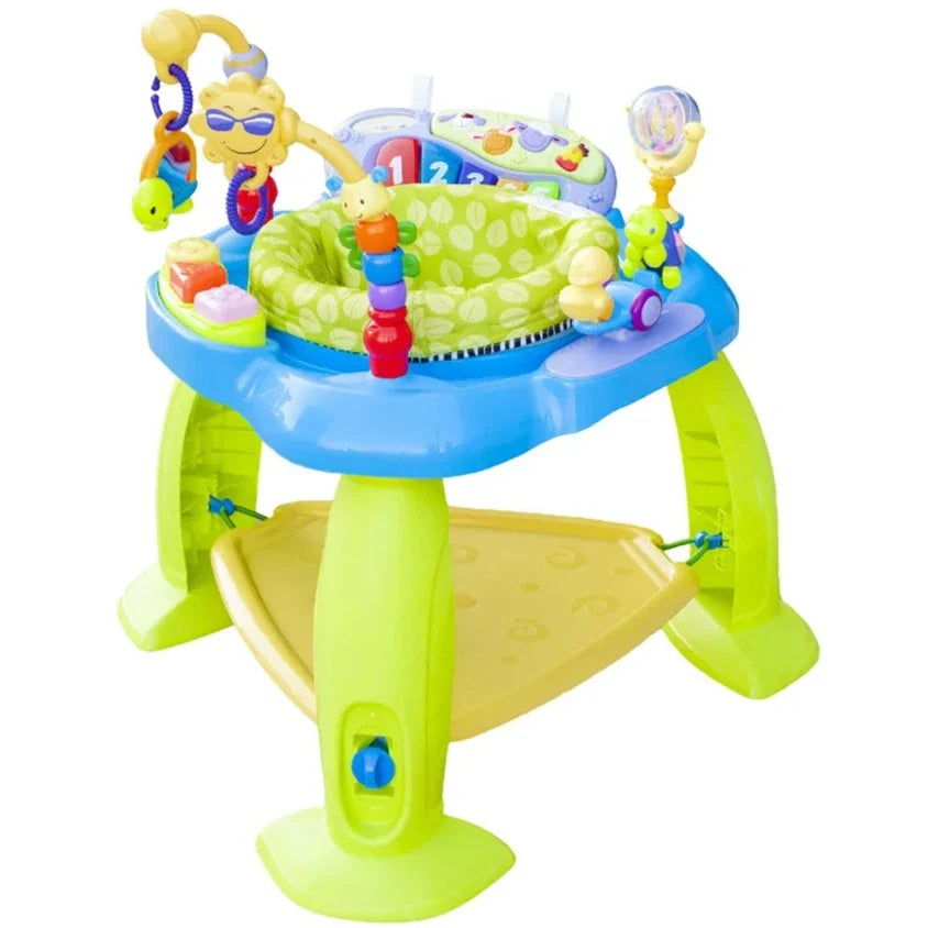 Moon - Baby Jumper Activity Center W/ Adjustable Seat (Blue)