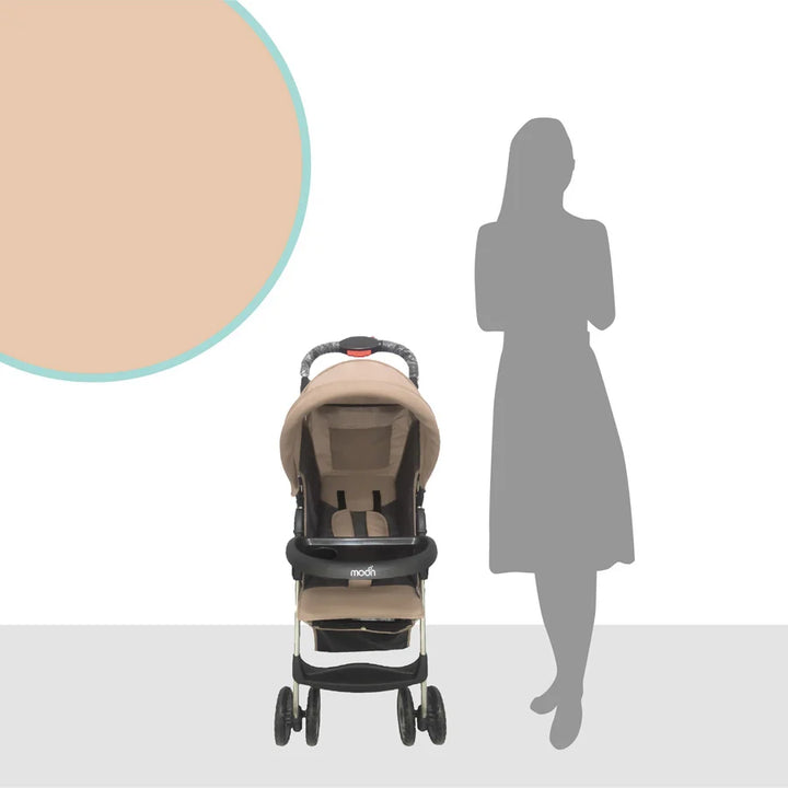 Moon - Bezik One Fold Stroller (Biege)