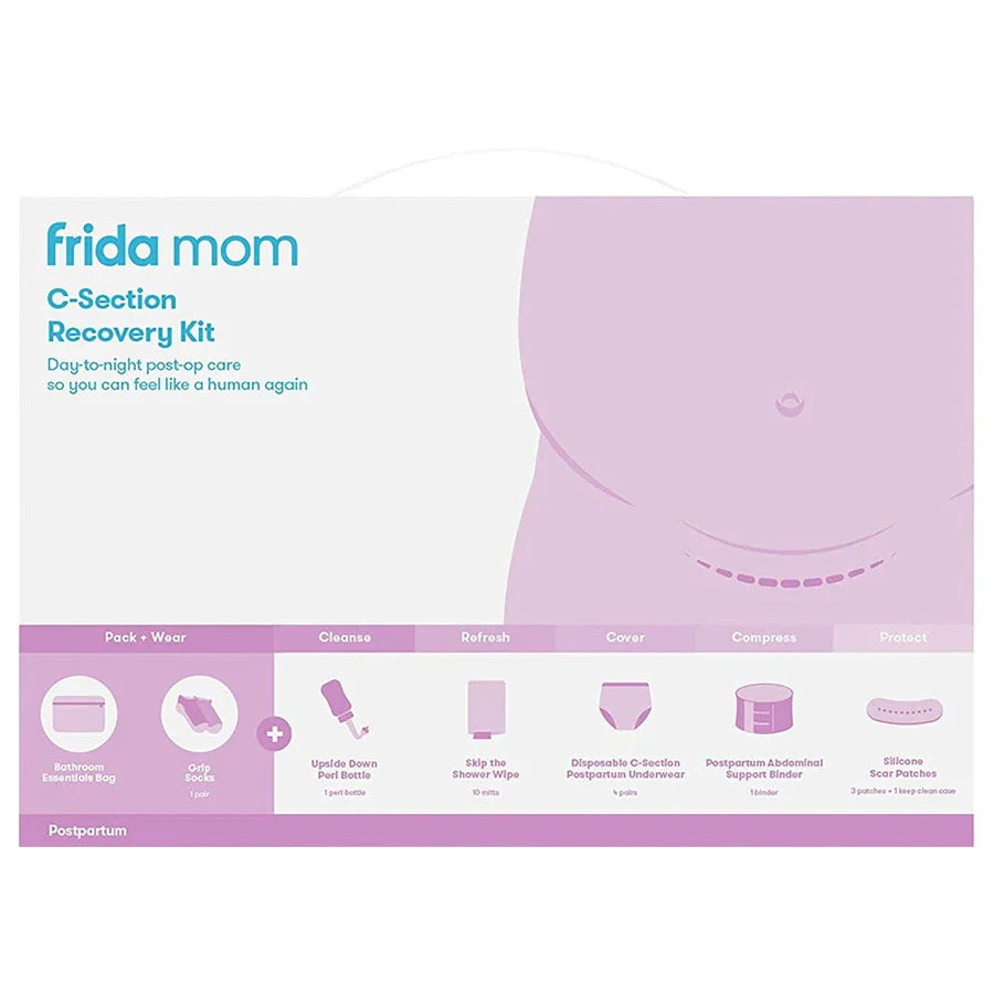 Frida Mom C Section Recovery Kit + Tommee Tippee - Double Wearable Breast Pump