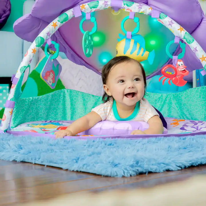 Bright Starts - The Little Mermaid Twinkle Trove Lights & Music Activity Gym