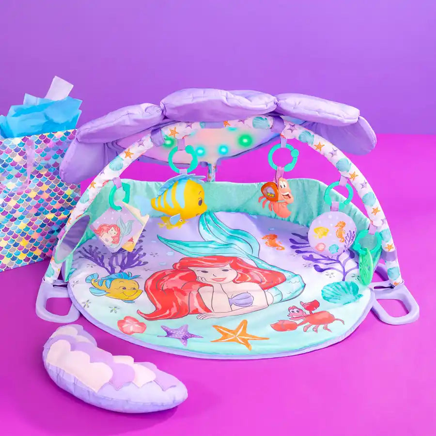 Bright Starts - The Little Mermaid Twinkle Trove Lights & Music Activity Gym