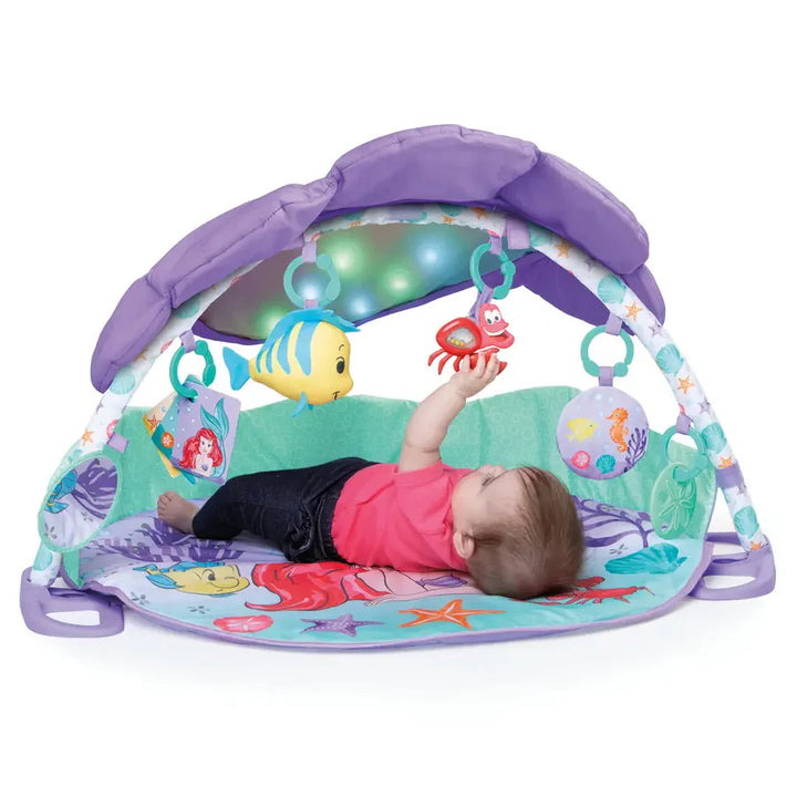 Bright Starts - The Little Mermaid Twinkle Trove Lights & Music Activity Gym