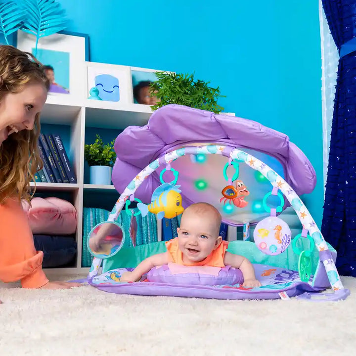 Bright Starts - The Little Mermaid Twinkle Trove Lights & Music Activity Gym