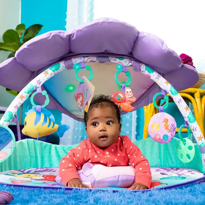 Bright Starts - The Little Mermaid Twinkle Trove Lights & Music Activity Gym