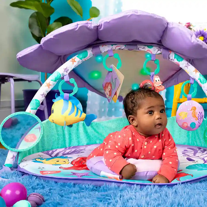 Bright Starts - The Little Mermaid Twinkle Trove Lights & Music Activity Gym